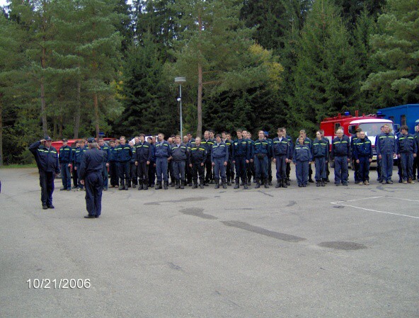 Cvičení hasických sborů 21.-22.10.2006
