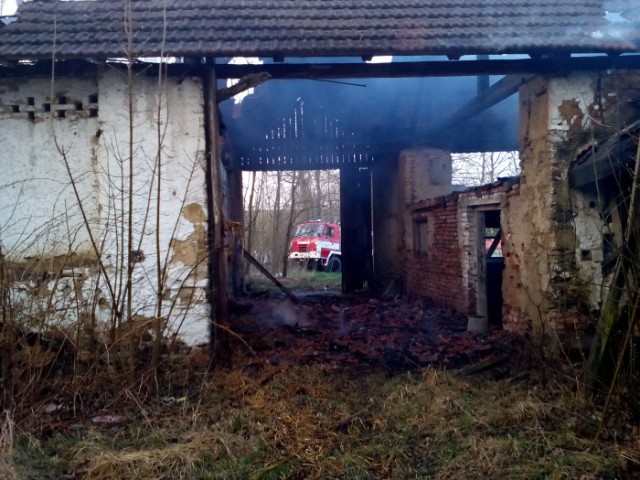 Požár stodoly Pravonín